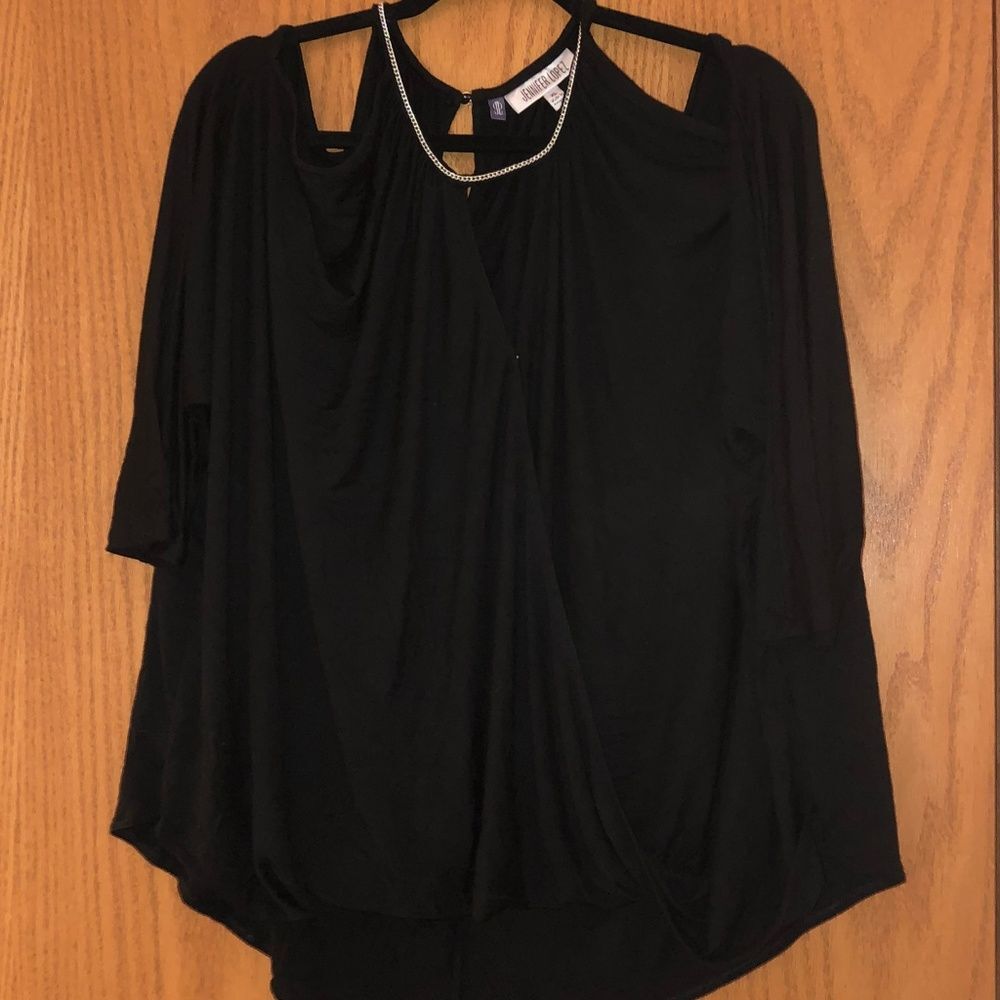 Jennifer Lopez Open Shoulder Top